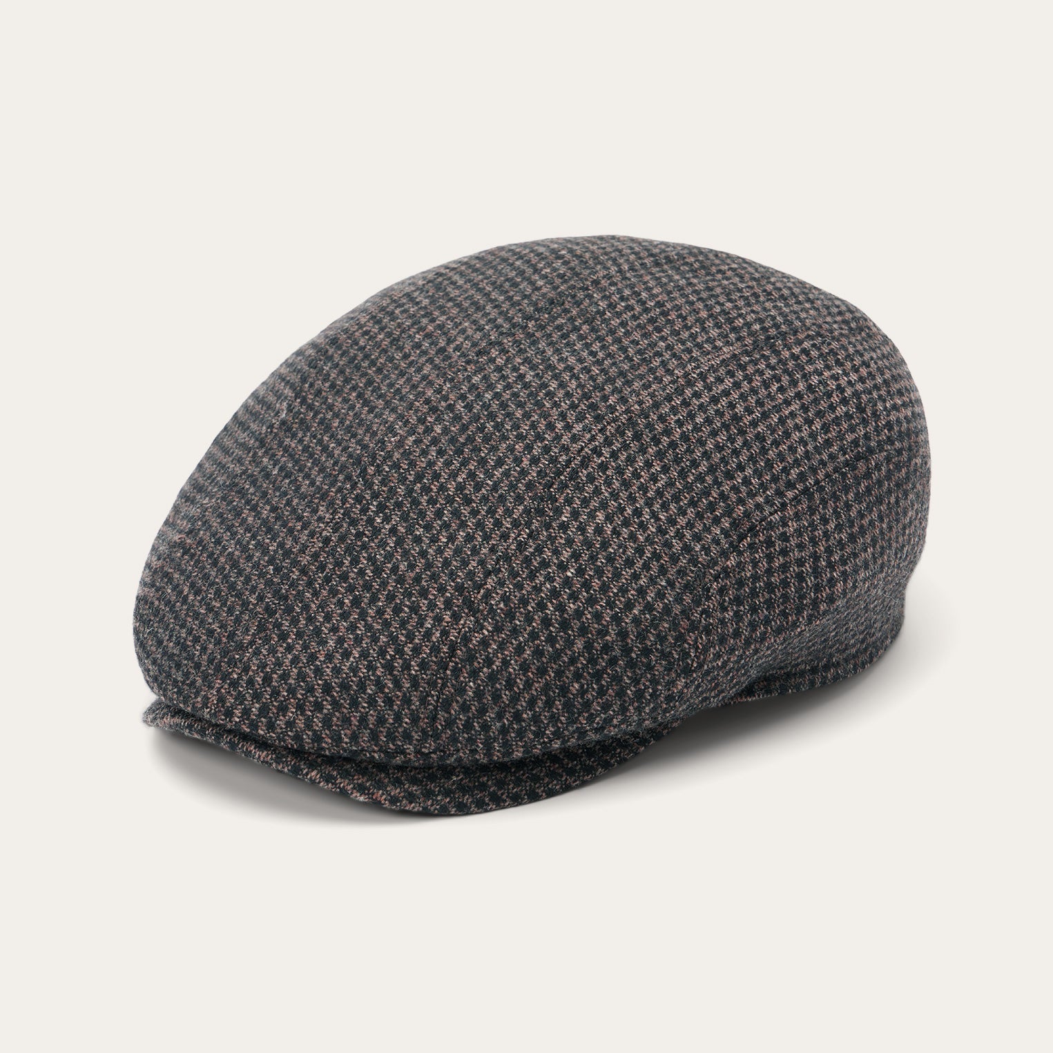 Wool Ivy Cap Brown/Beige Mix | Stetson Hats