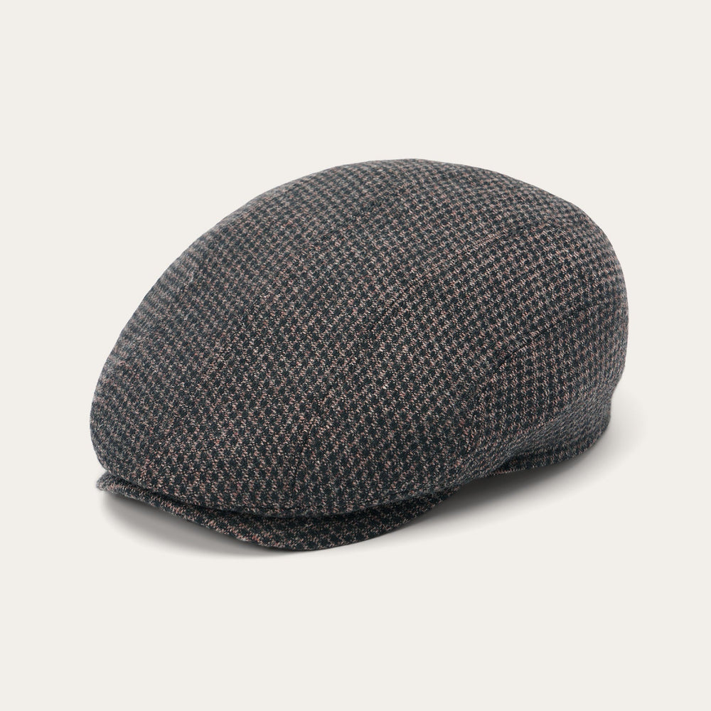 Wool Ivy Cap Brown/Beige Mix | Stetson Hats