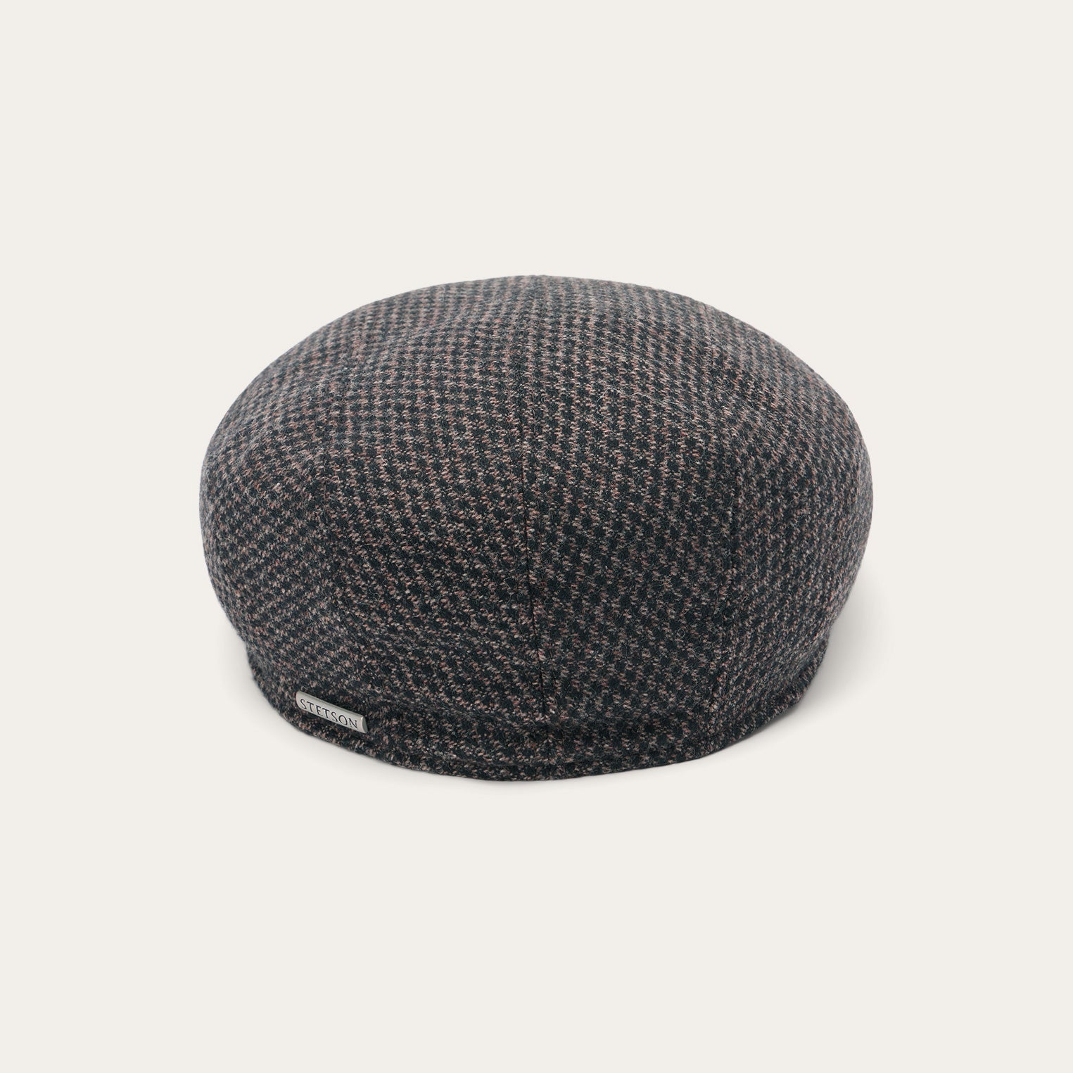 Wool Ivy Cap Brown/Beige Mix | Stetson Hats