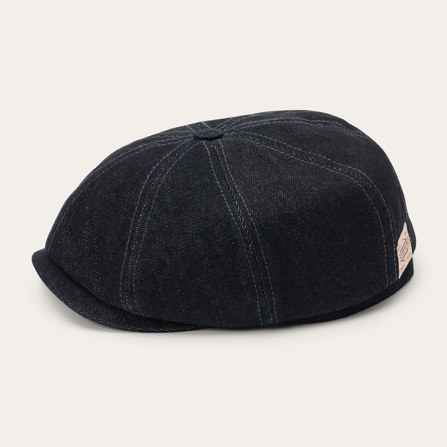 Denim Hatteras Cap Black Denim | Stetson Hats