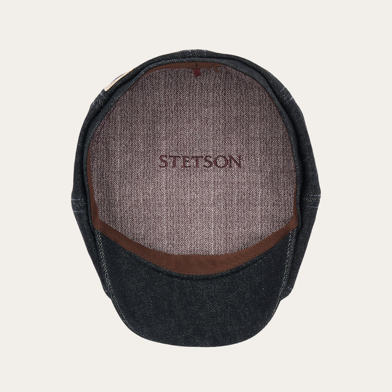 Denim Hatteras Cap Black Denim | Stetson Hats