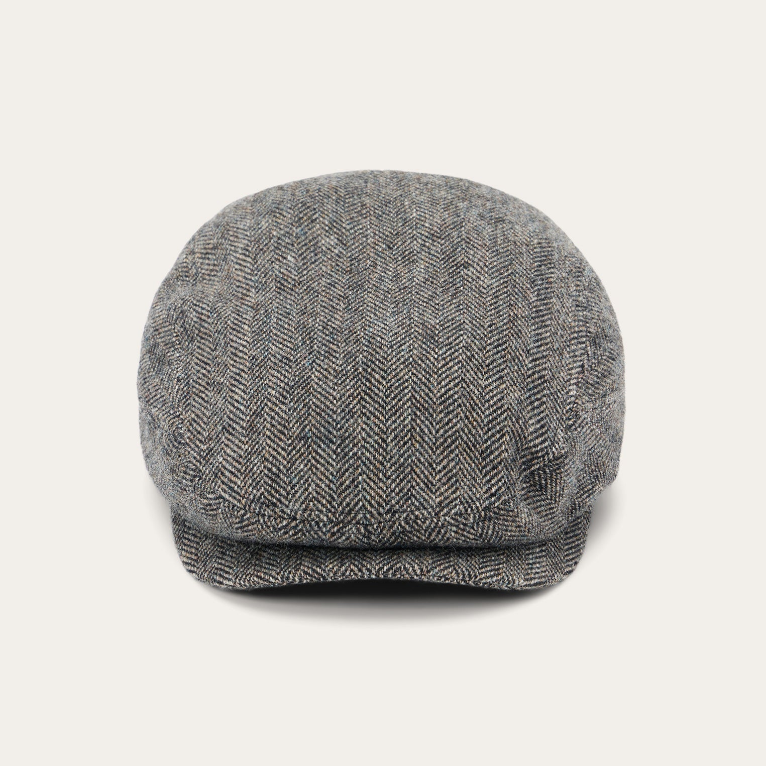 Wool Herringbone Driver Cap Anthra Melange Herringbone | Stetson Hats
