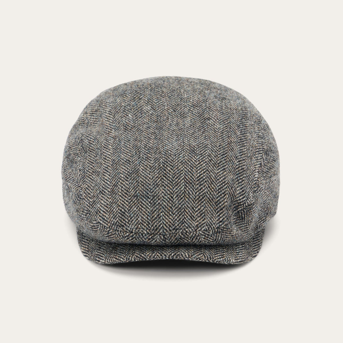 Wool Herringbone Driver Cap Anthra Melange Herringbone | Stetson Hats