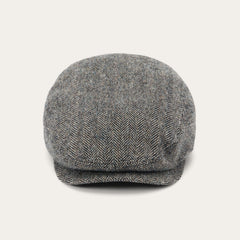 Wool Herringbone Driver Cap Anthra Melange Herringbone | Stetson Hats