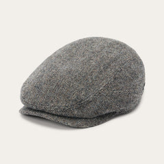 Wool Herringbone Driver Cap Anthra Melange Herringbone | Stetson Hats