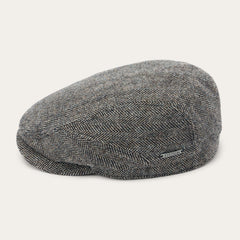 Wool Herringbone Driver Cap Anthra Melange Herringbone | Stetson Hats