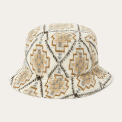 Navajo Jersey Bucket Hat Off White / Beige | Stetson Hats