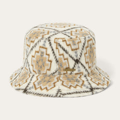 Navajo Jersey Bucket Hat Off White / Beige | Stetson Hats