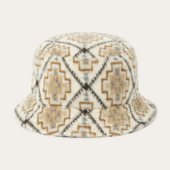 Navajo Jersey Bucket Hat Off White / Beige | Stetson Hats