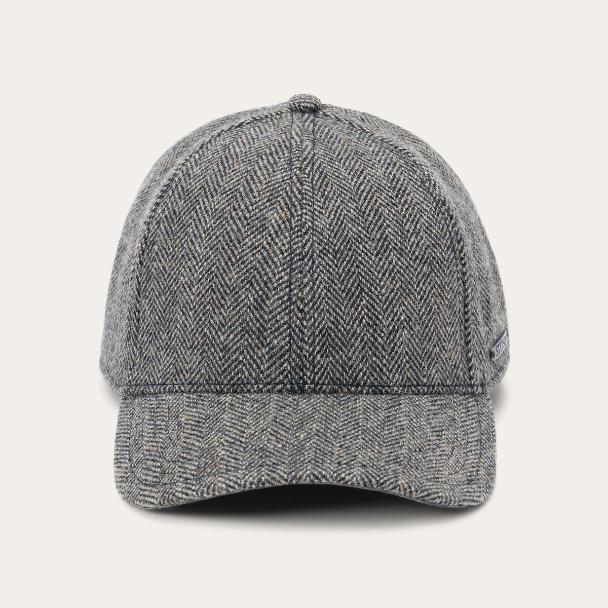 Wool Herringbone Baseball Cap Anthra Melange Herringbone | Stetson Hats
