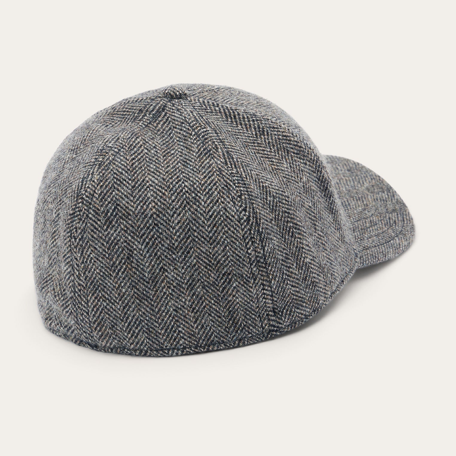 Wool Herringbone Baseball Cap Anthra Melange Herringbone | Stetson Hats