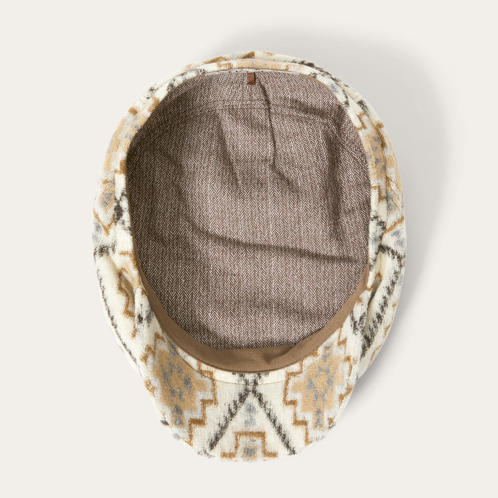 Navajo Jersey Driver Cap Off White / Beige | Stetson Hats
