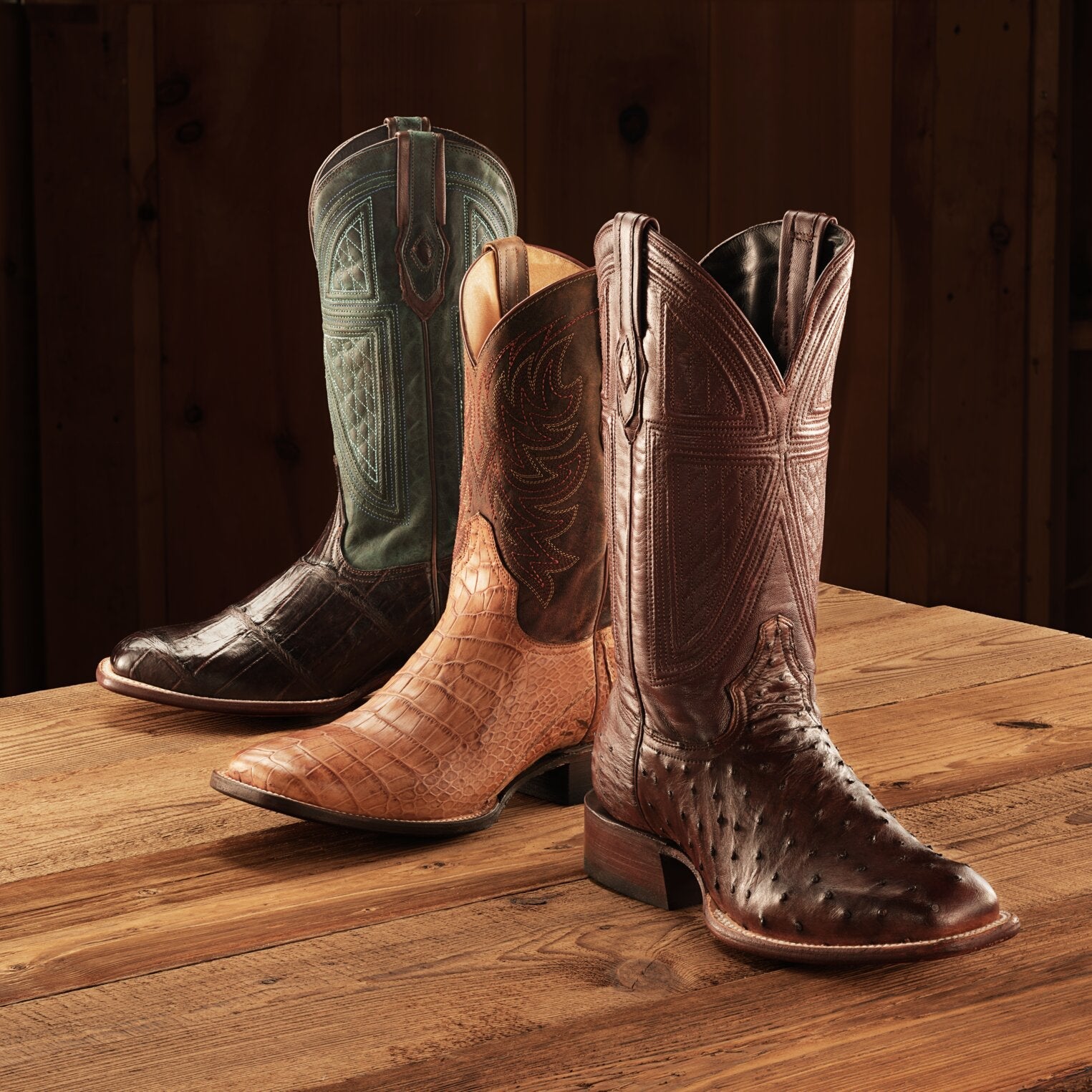 Aces Alligator Boots Tan | Stetson