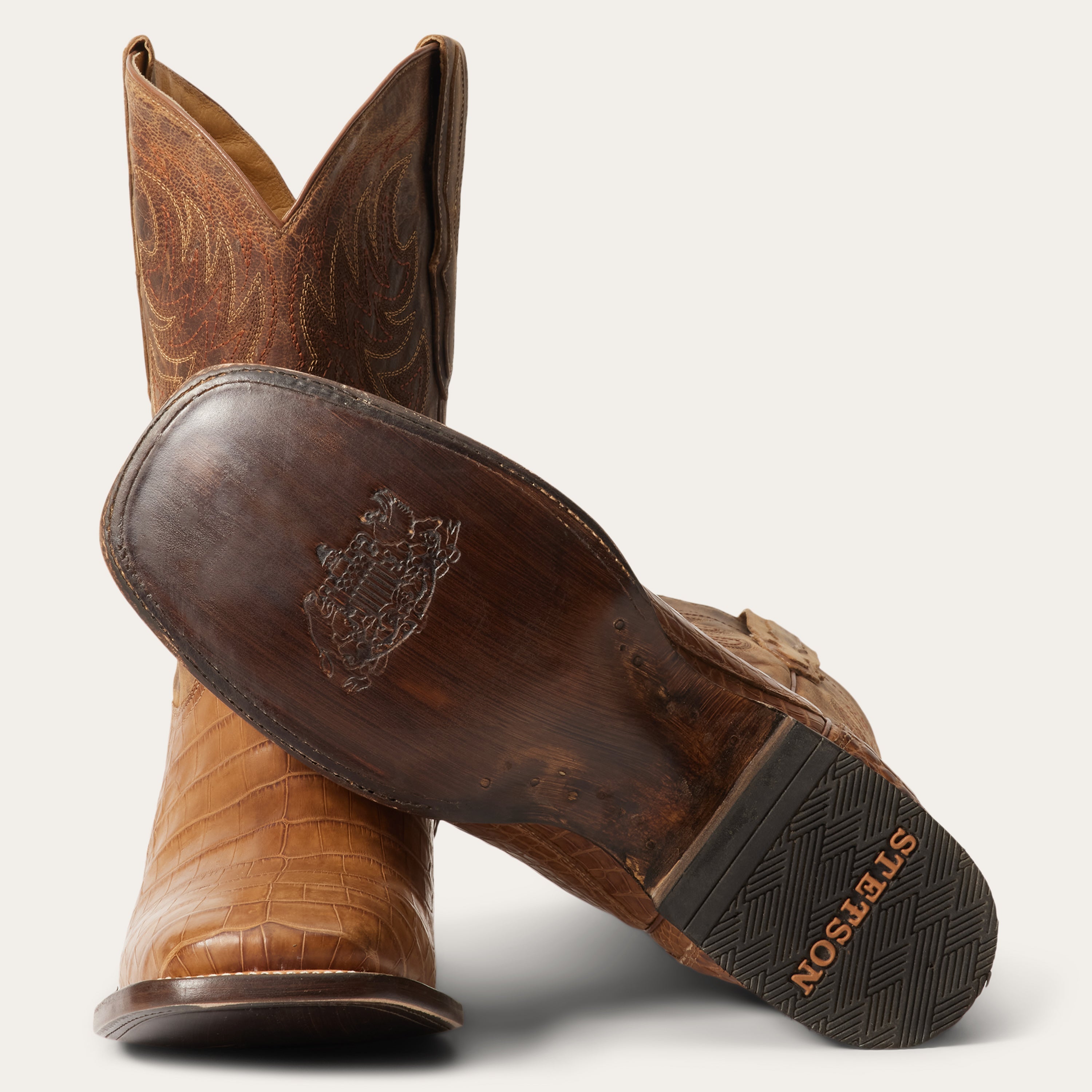 Aces Alligator Boots Tan | Stetson