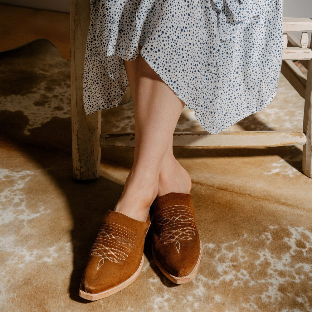 Reed Western Mules Brown | Stetson