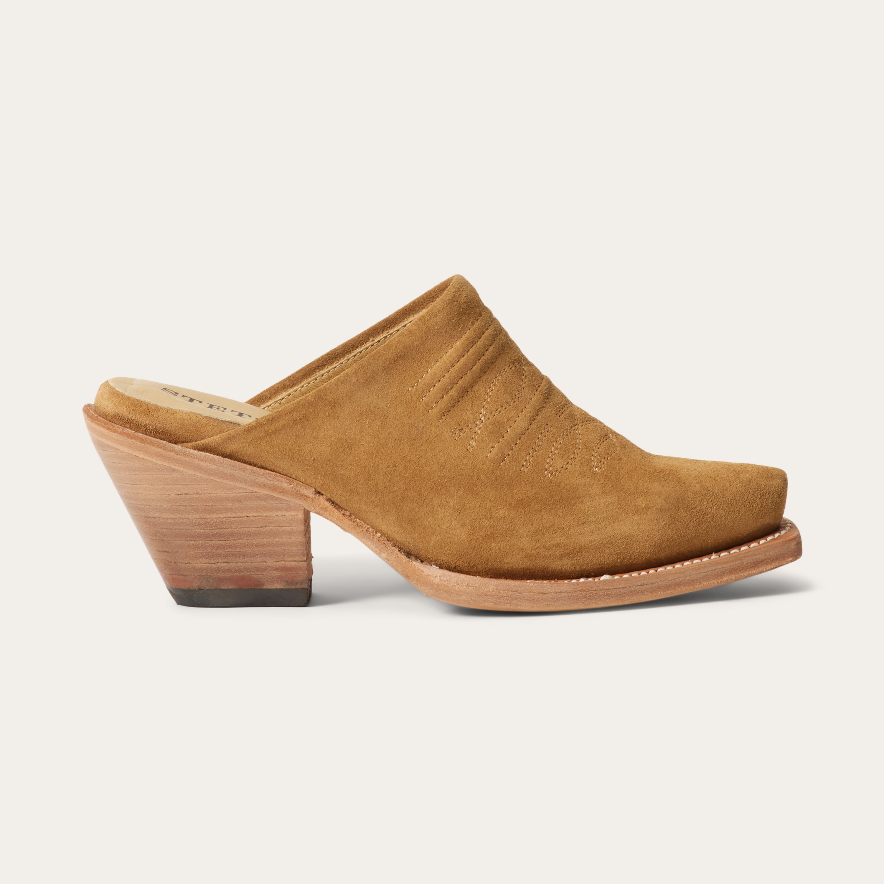 Reed Western Mules Tan | Stetson