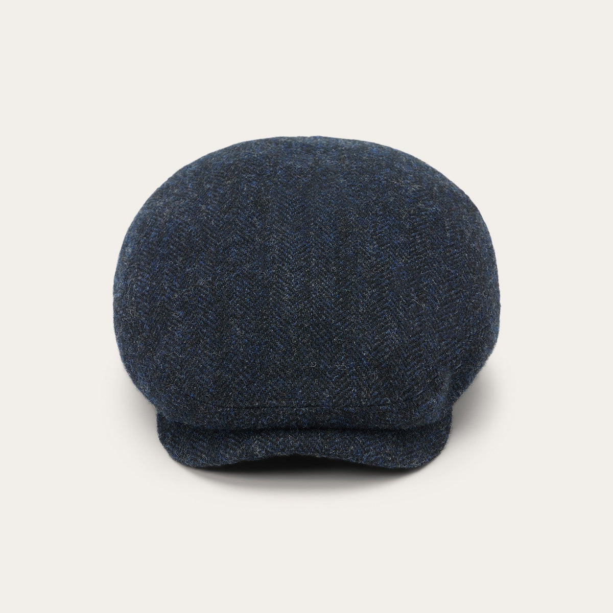 Wool Herringbone Driver Cap Dark Navy Herringbone | Stetson Hats