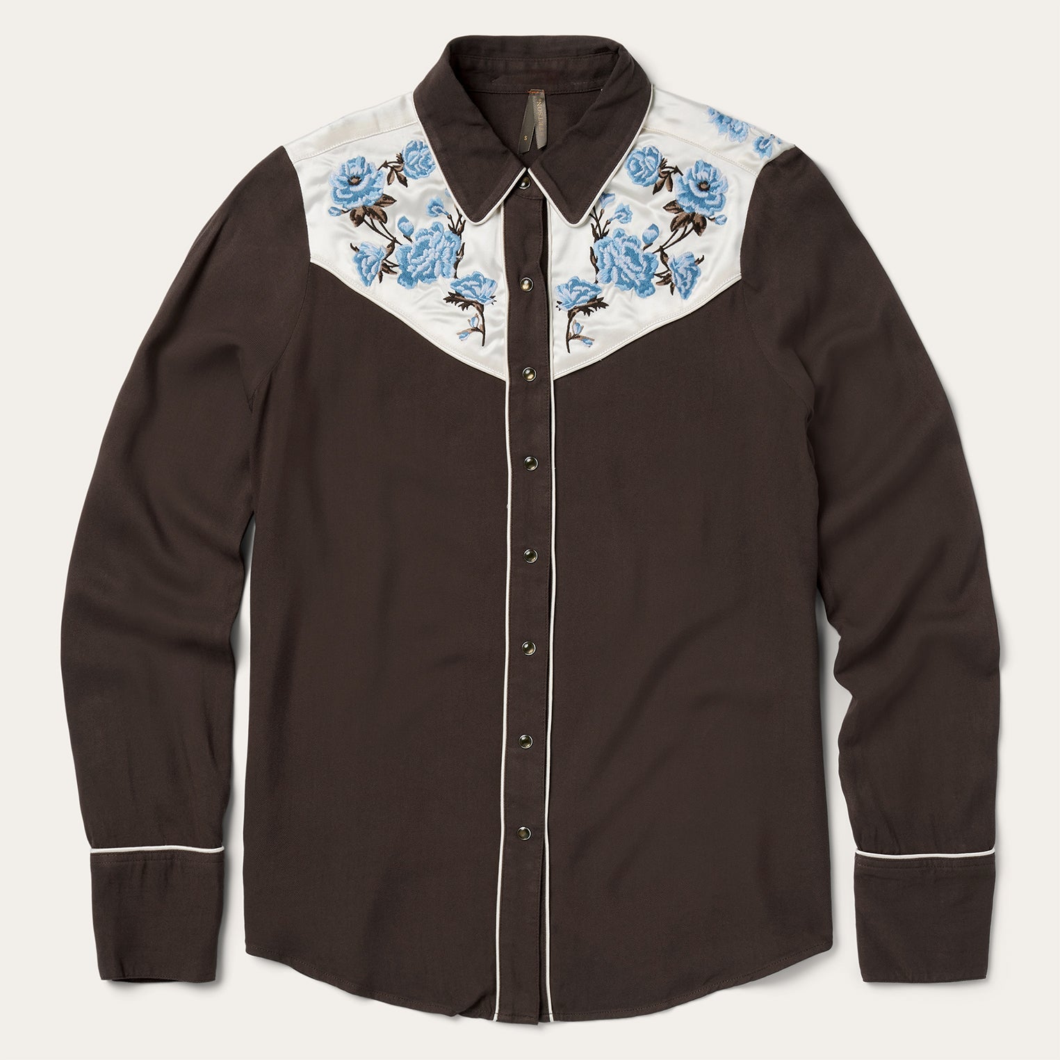 Embroidered Western Shirt Brown | Stetson Women