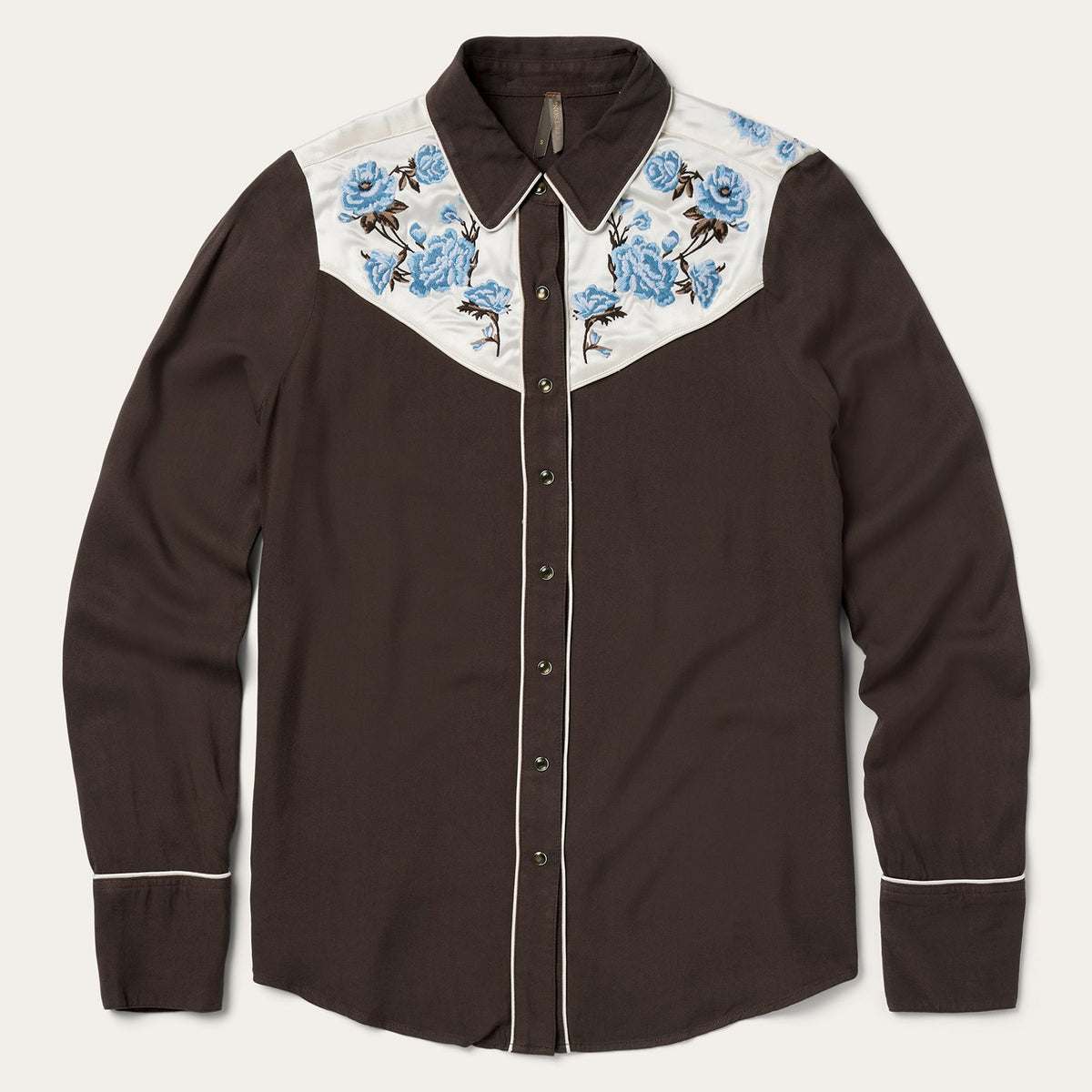 Embroidered Western Shirt Brown | Stetson Women