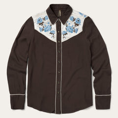 Embroidered Western Shirt Brown | Stetson Women