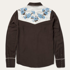 Embroidered Western Shirt Brown | Stetson Women
