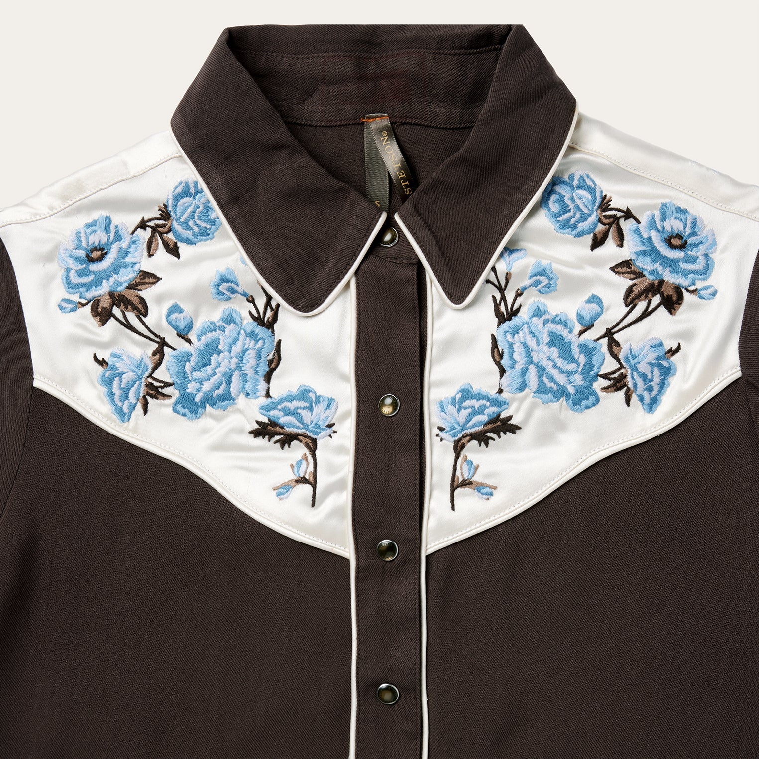 Embroidered Western Shirt Brown | Stetson Women