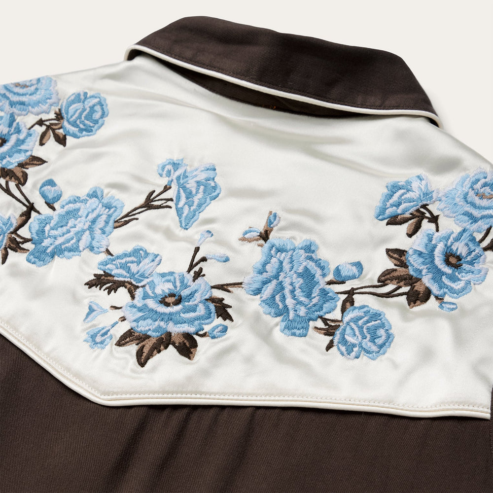 Embroidered Western Shirt Brown | Stetson Women
