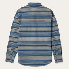 Serape Stripe Western Shirt Blue | Stetson Men
