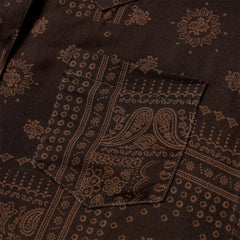 Patchwork Bandana Print Shirt Brown | Stetson Women
