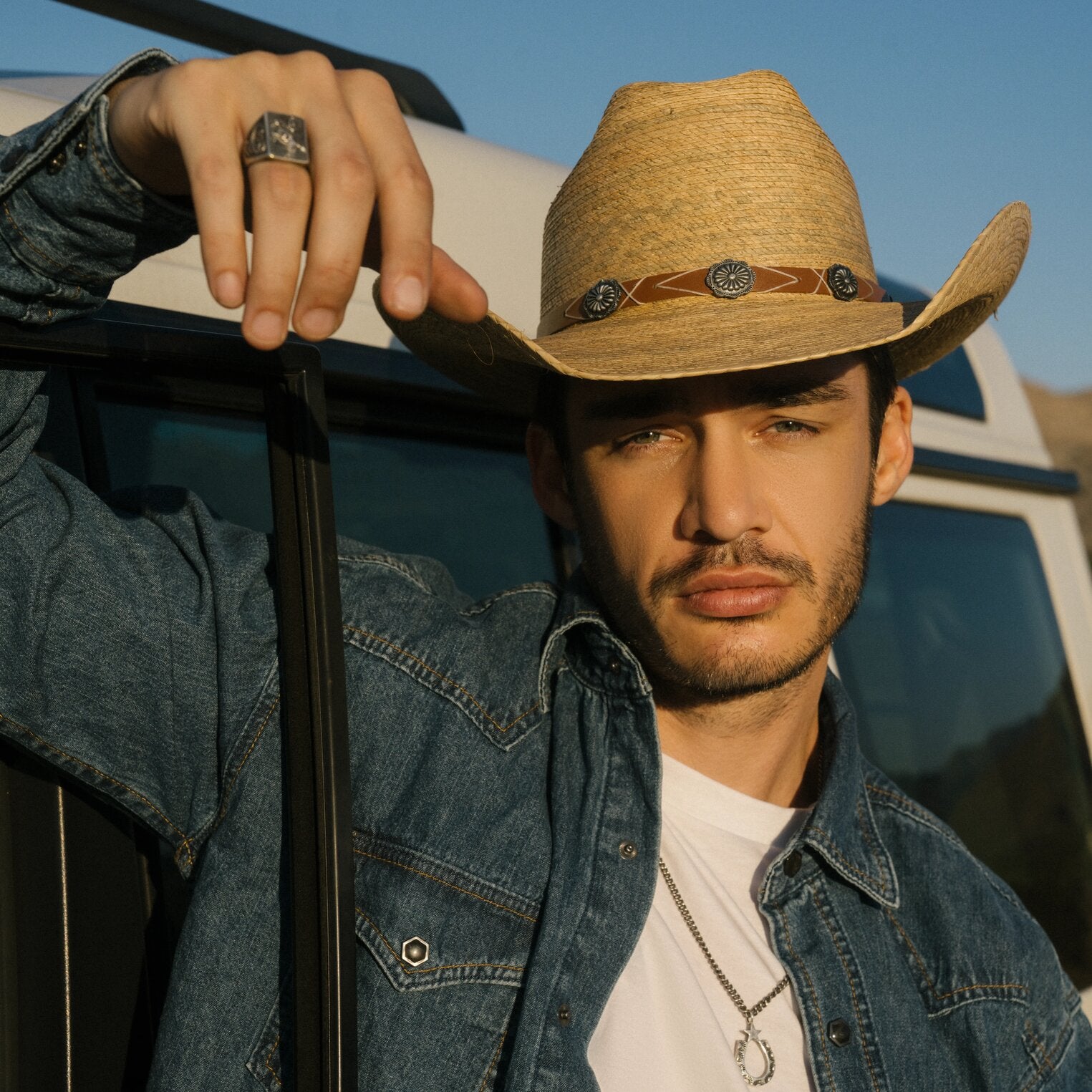 Cowhand Mexican Palm Cowboy Hat Toasted Palm | Stetson Hats