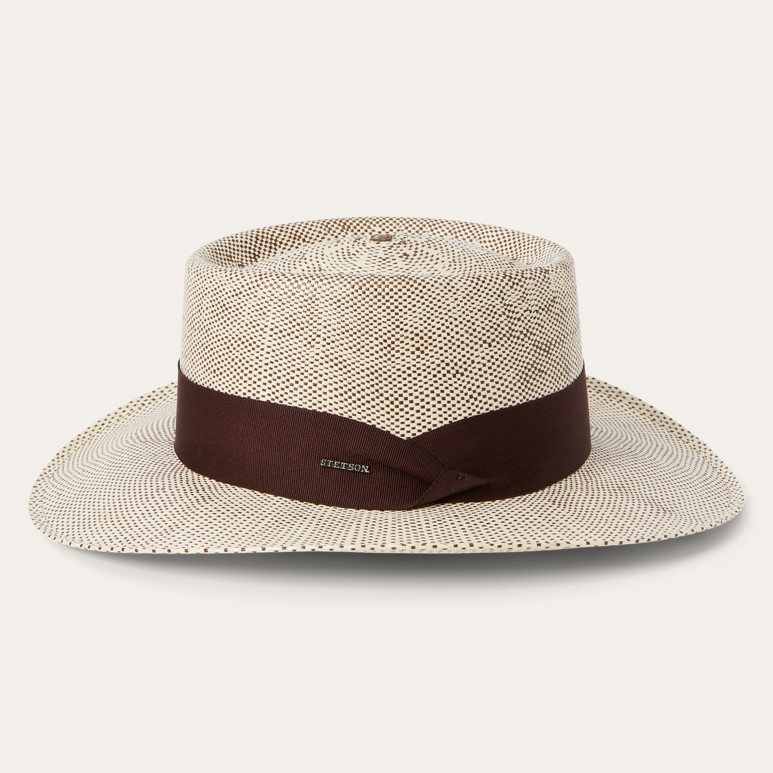 Double Bogey Raffia Straw Hat Natural Brown | Stetson Hats
