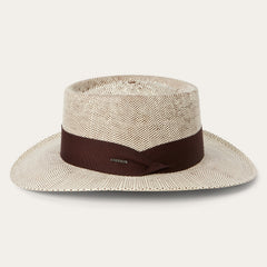 Double Bogey Raffia Straw Hat Natural Brown | Stetson Hats