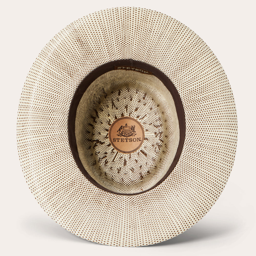 Double Bogey Raffia Straw Hat Natural Brown | Stetson Hats
