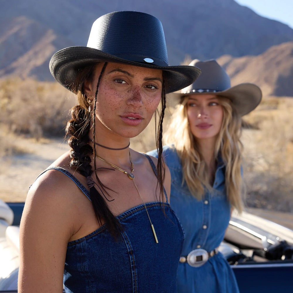 Royal Flush 10X Straw Cowboy Hat Black | Stetson Hats