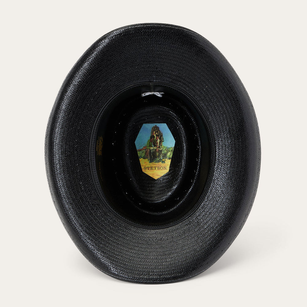 Royal Flush 10X Straw Cowboy Hat Black | Stetson Hats