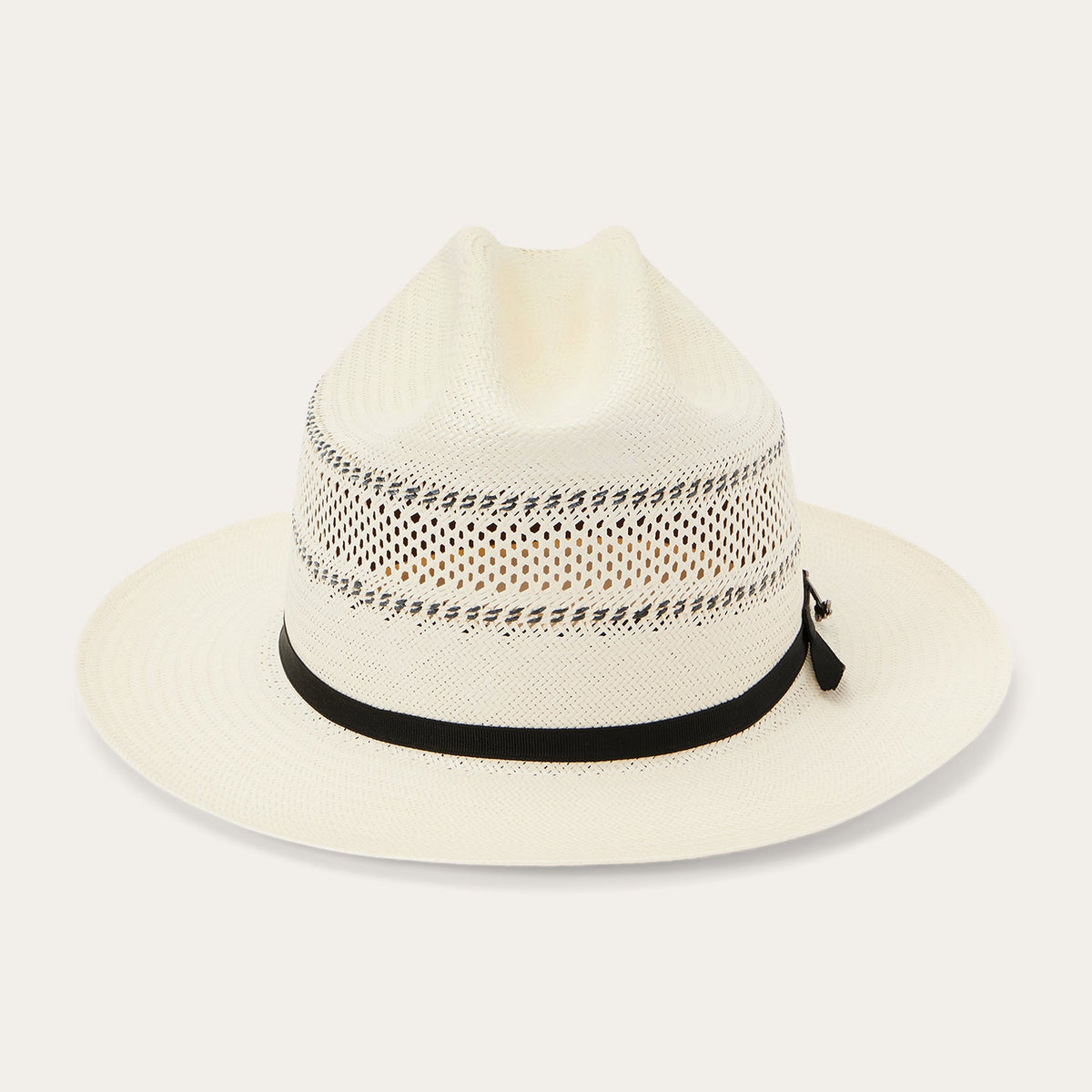 Open Road Straw Hat Natural/Black | Stetson Hats