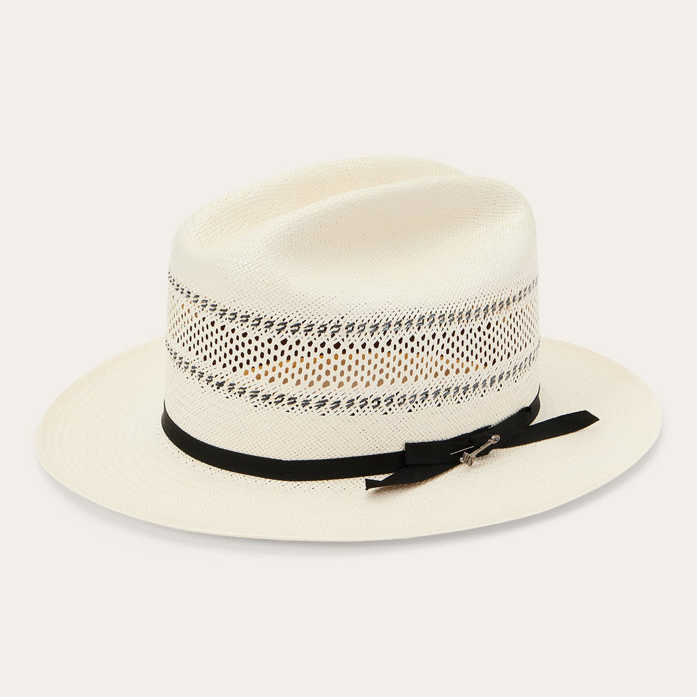 Open Road Straw Hat Natural/Black | Stetson Hats