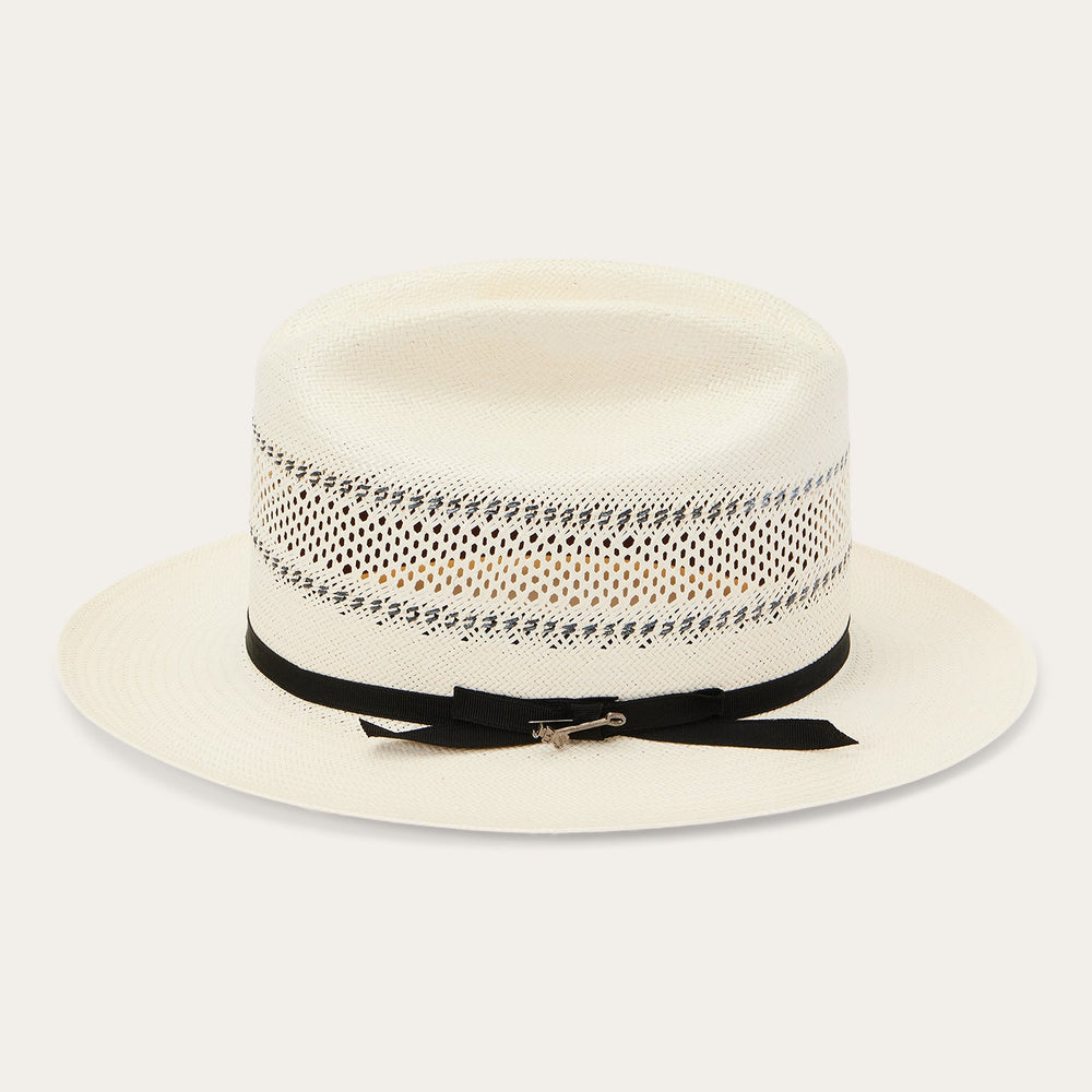 Open Road Straw Hat Natural/Black | Stetson Hats