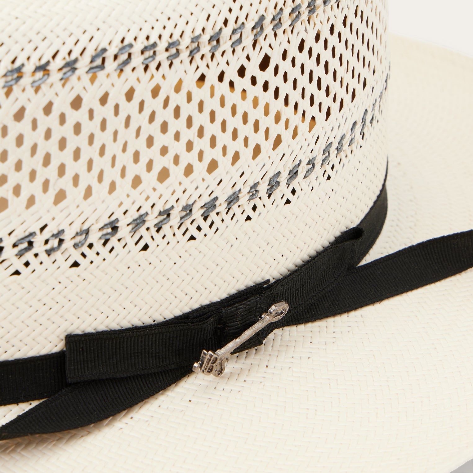 Open Road Straw Hat Natural/Black | Stetson Hats