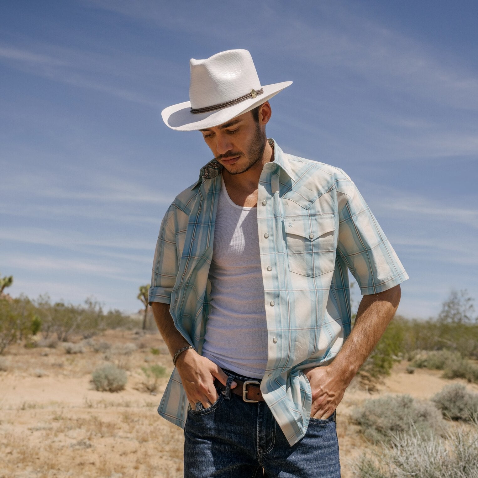 Woodrow Straw Hat Bleach | Stetson Hats
