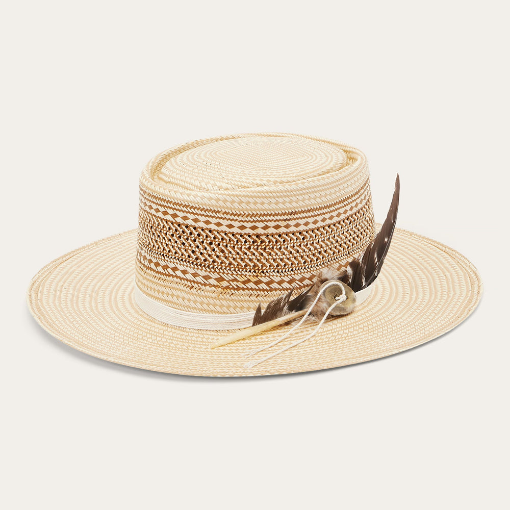 Batterson Straw Hat Natural/Tan | Stetson Hats