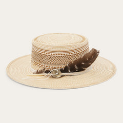 Batterson Straw Hat Natural/Tan | Stetson Hats