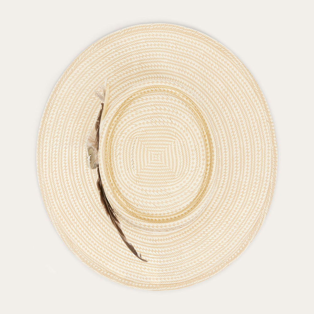 Batterson Straw Hat Natural/Tan | Stetson Hats