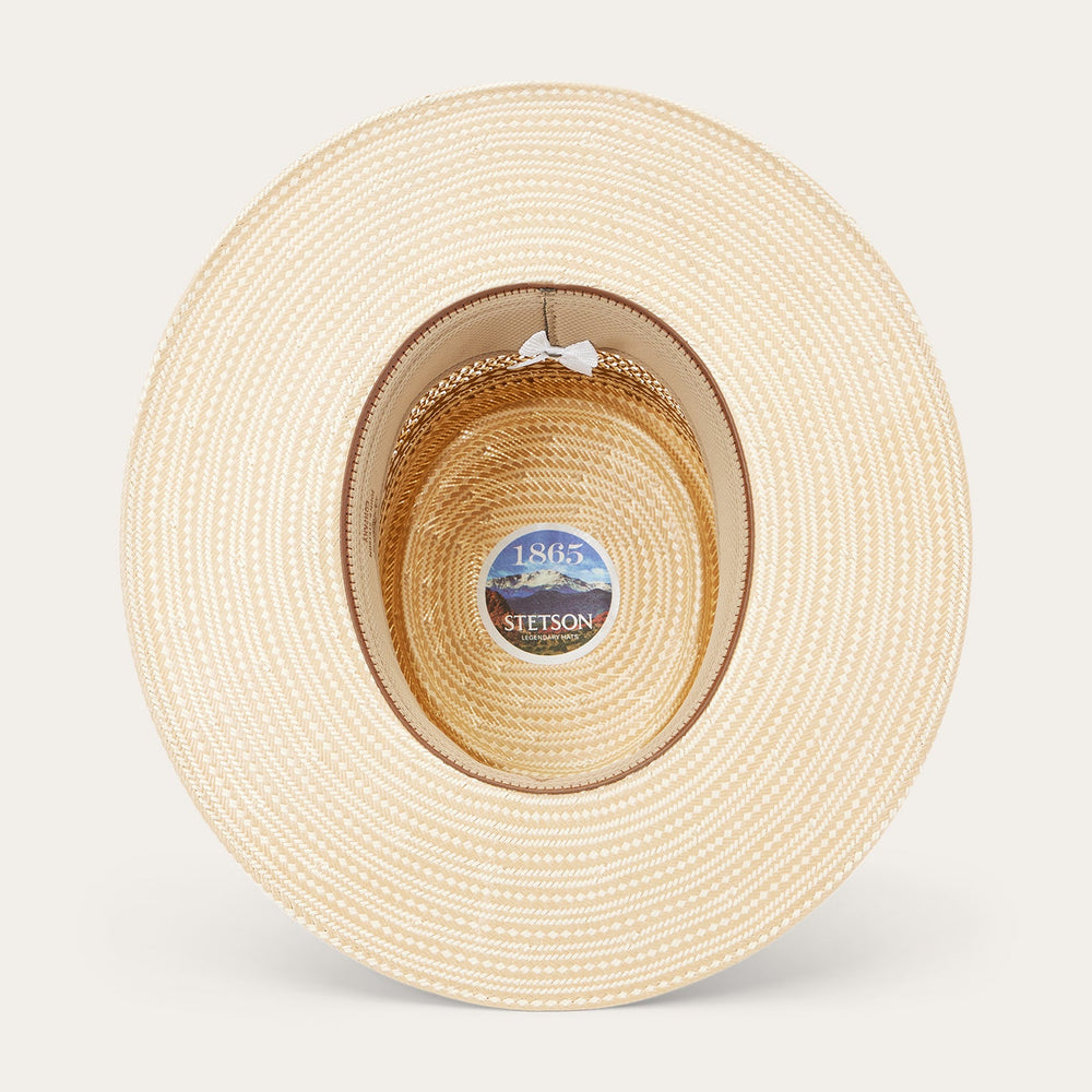 Batterson Straw Hat Natural/Tan | Stetson Hats