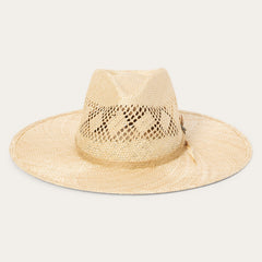 Chorus Straw Flat Brim Hat Natural | Stetson Hats