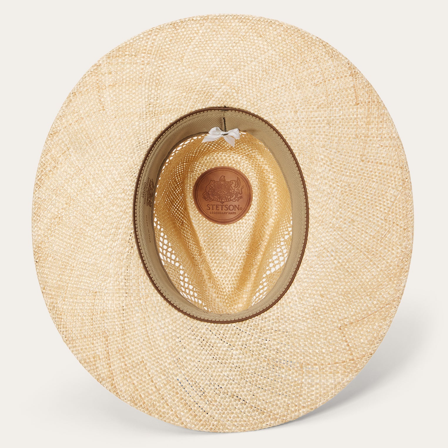 Chorus Straw Flat Brim Hat Natural | Stetson Hats