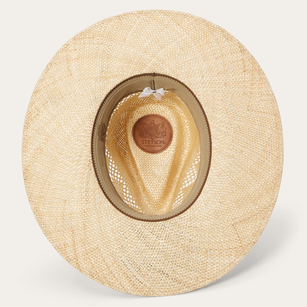 Chorus Straw Flat Brim Hat Natural | Stetson Hats
