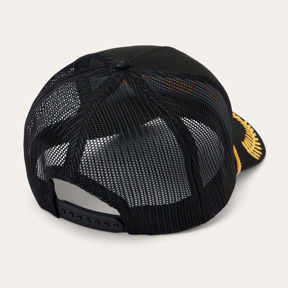 Captain Trucker Cap Black | Stetson Hats