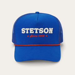 Lasso Trucker Cap Royal | Stetson Hats