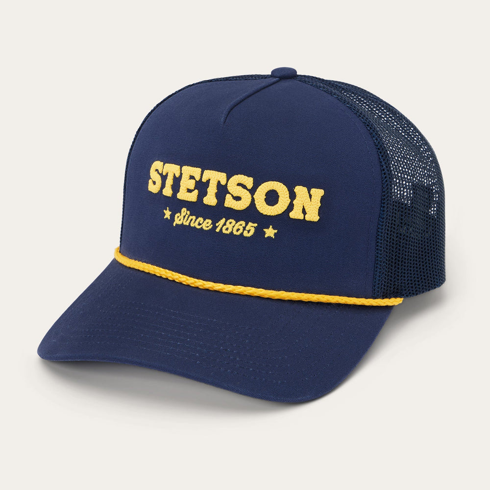 Lasso Trucker Cap Navy | Stetson Hats